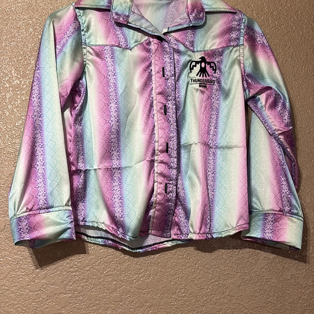 Colorful Button Down Kids Shirt